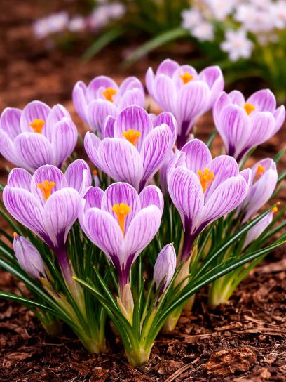 Crocus vernus "Pickwick"