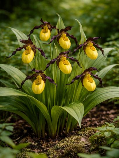 Cypripedium parviflorum var. makasin