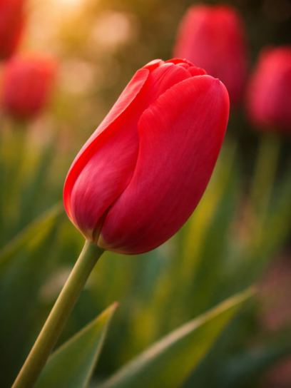 Tulipa "Sky High Scarlet"