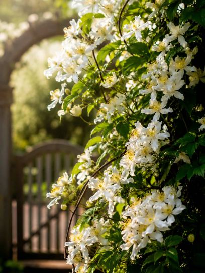 Clematis montana "Wilsonii"