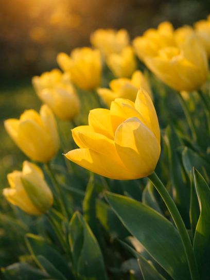 Tulip "Yellow Purissima"