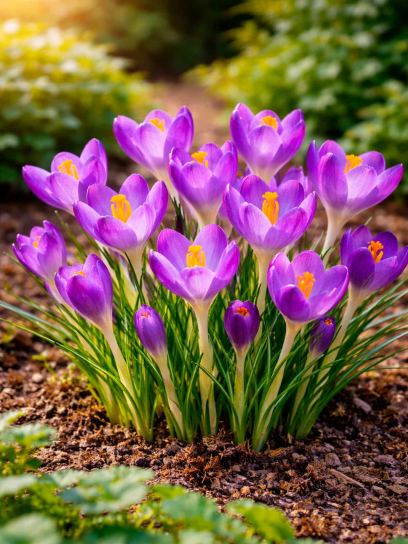 Crocus tommasinianus "Barr's Purple"