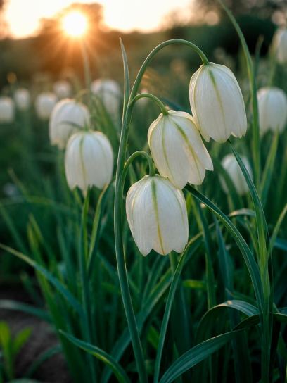 Fritillaria meleagris "Alba"