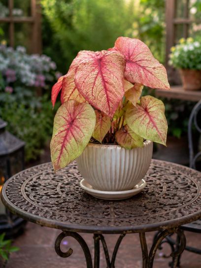 Caladium "Autumn Beauty"