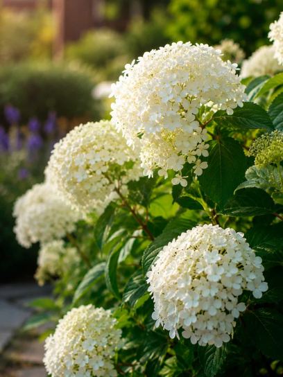 Hydrangea arborescens "Annabelle"