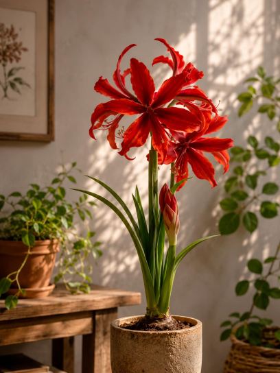 Hippeastrum "Red Amazone"