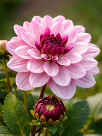 Dahlia "Crème de Cassis"
