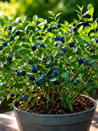 Arándano azul de arbusto 'Sunshine' contenedor (P9)
