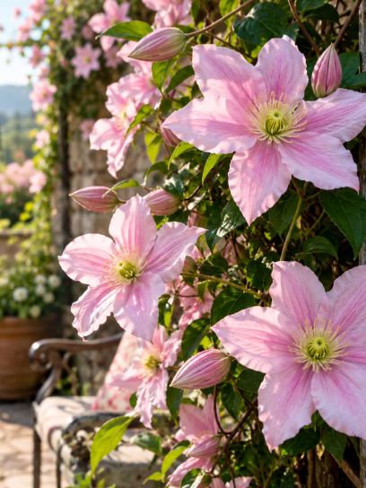 Clematis ‘Mayleen’ (Montana)