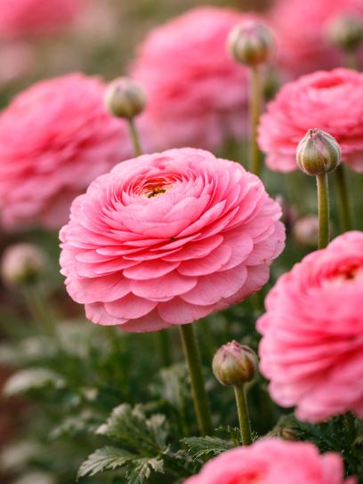 Ranunculus asiaticus "Aviv" rose