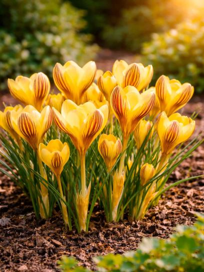 Crocus chrysanthus "Gipsy Girl"