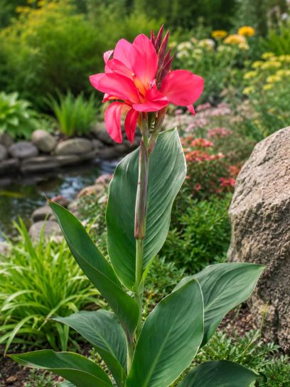 Canna "Pink and Roses"