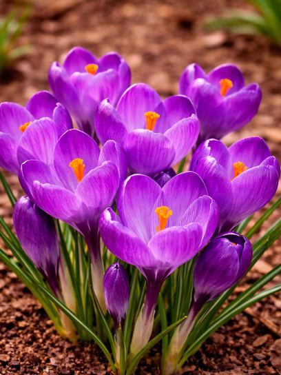 Crocus vernus "Flower Record"