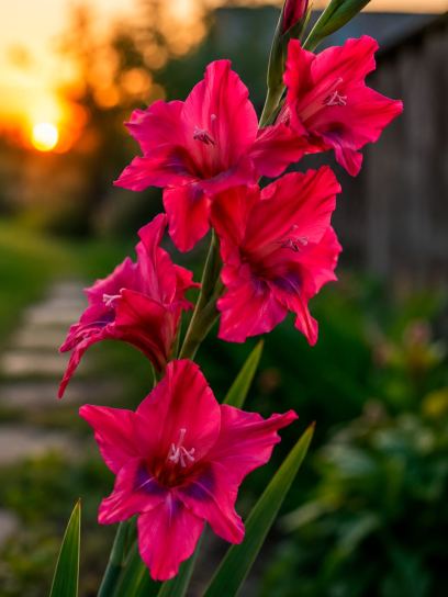 Gladiolus nanus "Vulcano"