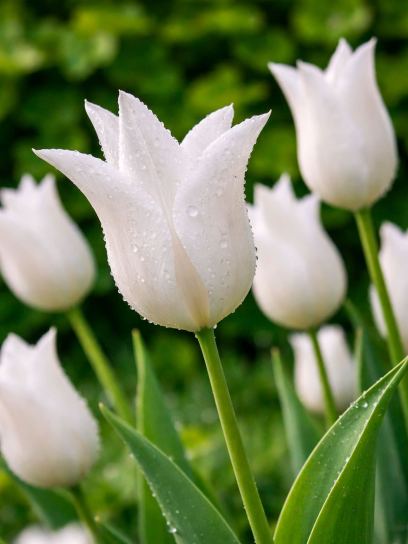 Tulipa "White Triumphator"