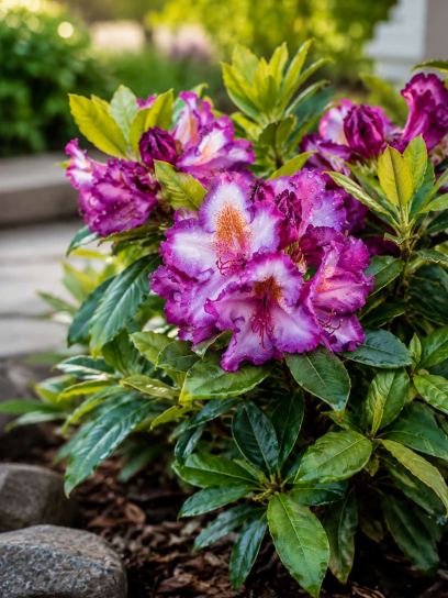 Rhododendron Hybr. "Happy Dendron" ® Pushy Purple
