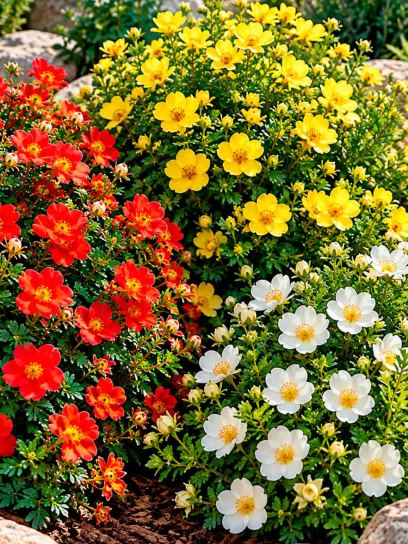 Cinquefoil Flower Garden Collection – 3 Plants