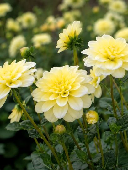 Dahlia "Yellow Perception"