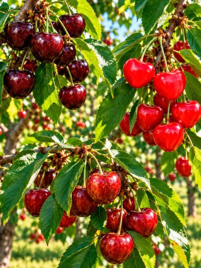 Coleção de Cerejeiras Doces – 3 Árvores