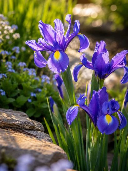 Iris hollandica "Discovery Purple"