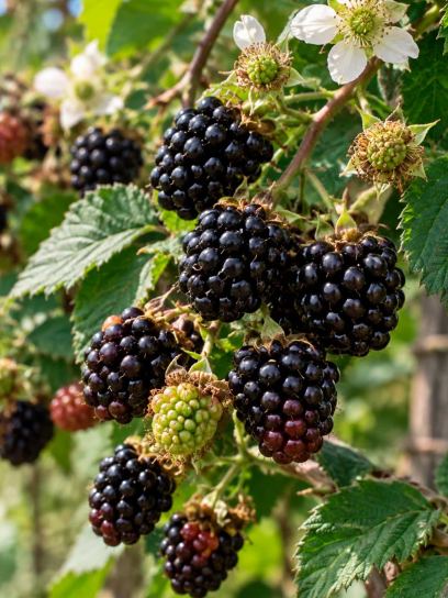 Blackberry ‘Thornless Evergreen’