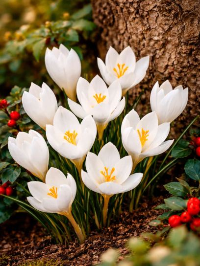 Crocus speciosus "Albus"