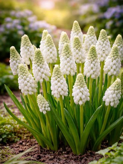 Muscari armeniacum "White Pearl"