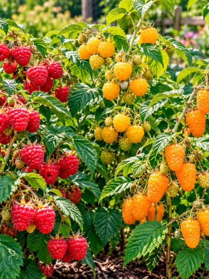 Red & Yellow Raspberry Collection – 3 Plants