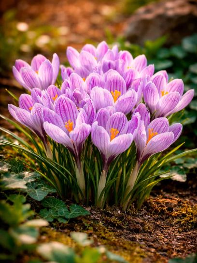 Crocus vernus "Striped Beauty"