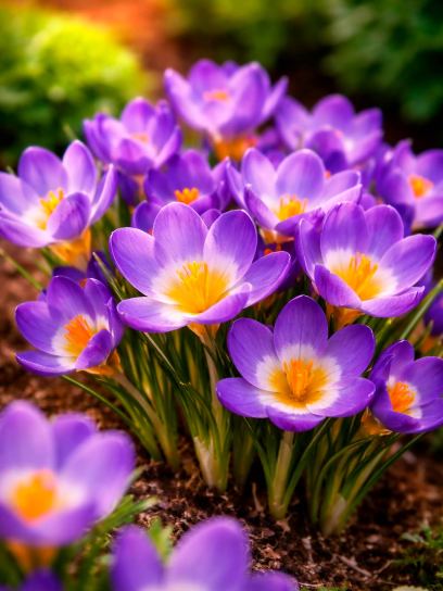 Crocus sieberi subsp. sublimis "Tricolor"