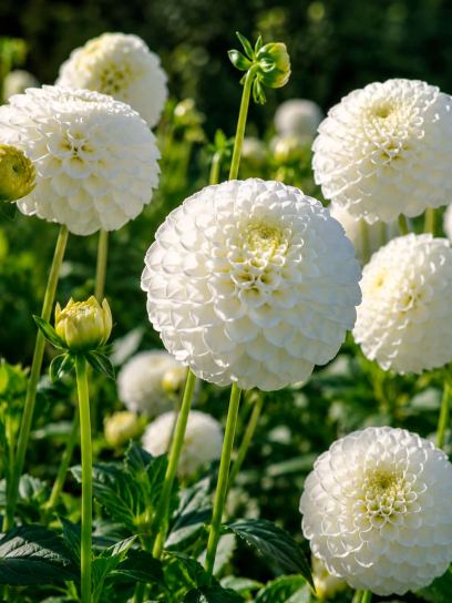 Dahlia "White Aster"
