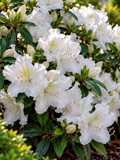 Azalea ‘Pleasant White’ (Japanese)