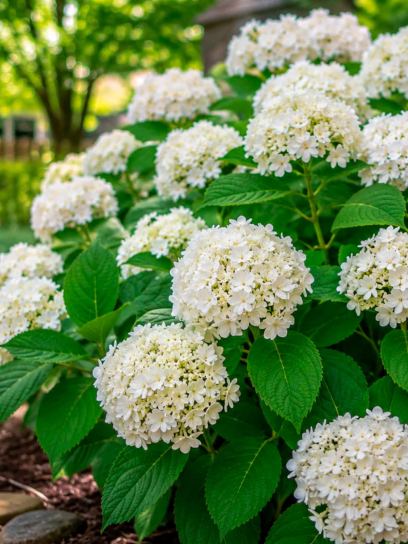 Hydrangea arborescens "Hayes Starburst"