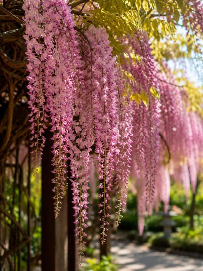 Wisteria floribunda "Rosea"