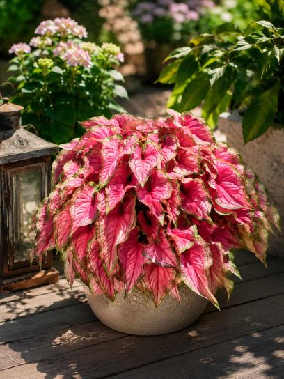 Caladium "Florida Sweetheart"