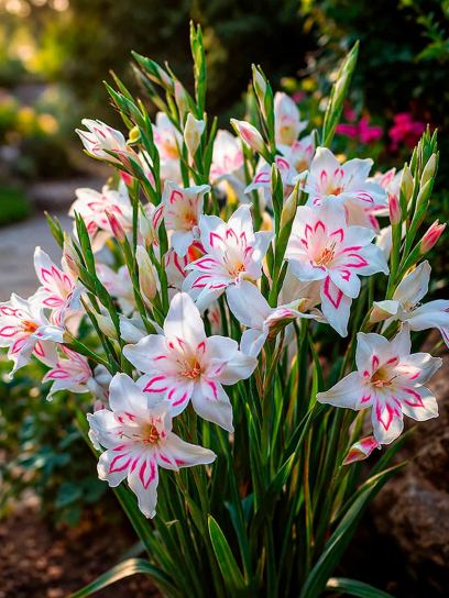 Gladiolus nanus "Nymph"