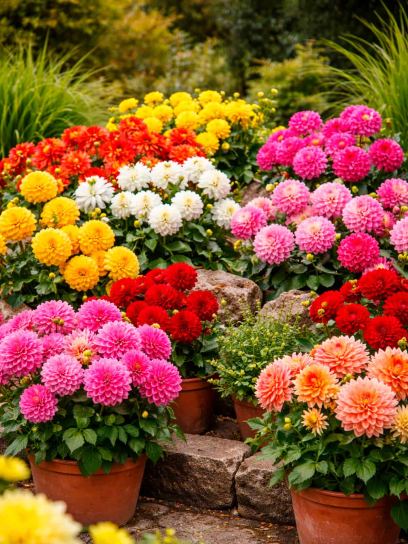 Dahlia -Breeders Mix- Organic