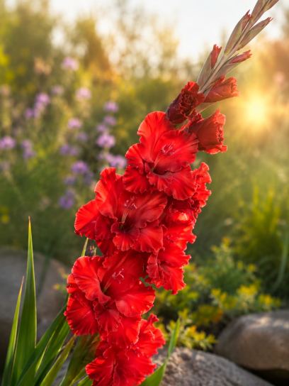 Gladiolus "Velvet Raspberry"