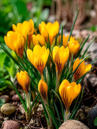 Crocus chrysanthus "Fuscotinctus"