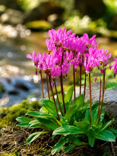 Dodecatheon meadia "Queen Victoria"