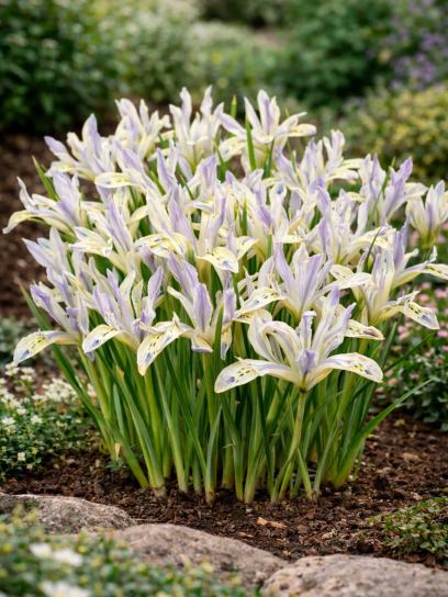 Iris reticulata "Painted Lady"