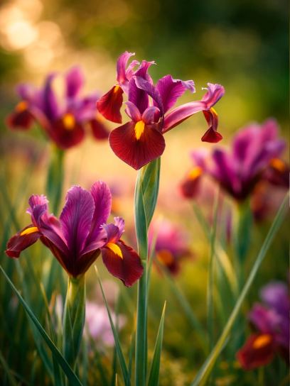 Iris hollandica "Red Ember"