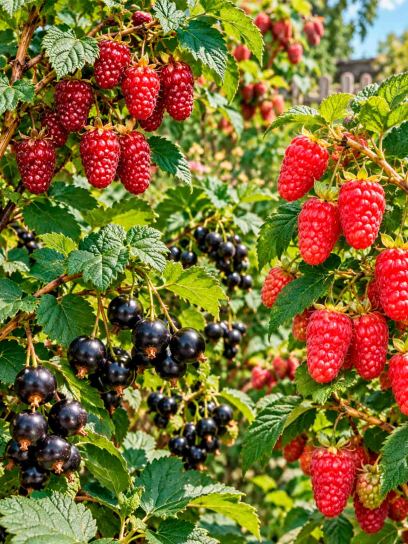 Berry Garden Collection – Jostaberry, Loganberry & Tayberry – 3 Plants